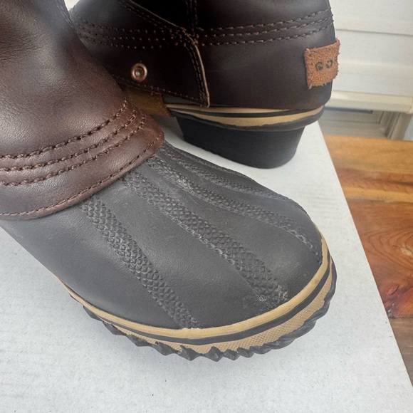 SOREL SLIMPACK TALL Equestrian Riding BOOTS Waterproof CHESTNUT 8 - Picture 3 of 11